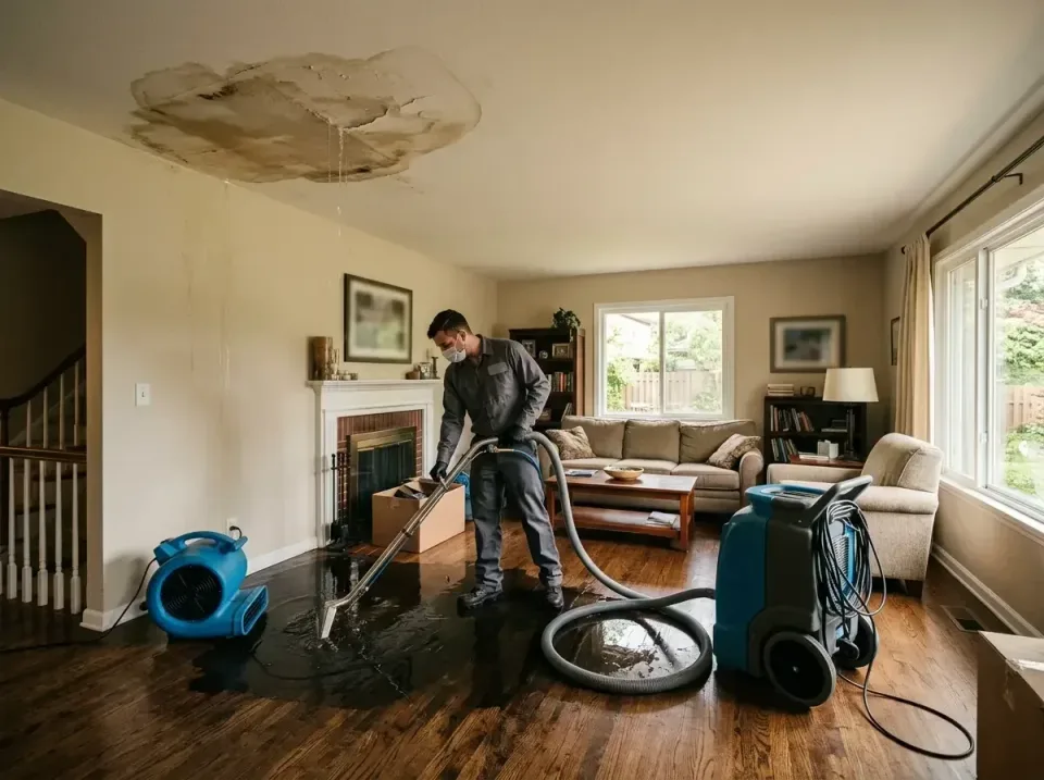 attic-pipe-burst-ceiling-drip-008 — frequently asked questions, Water Damage Restoration & Carpet Care in Shakopee, MN